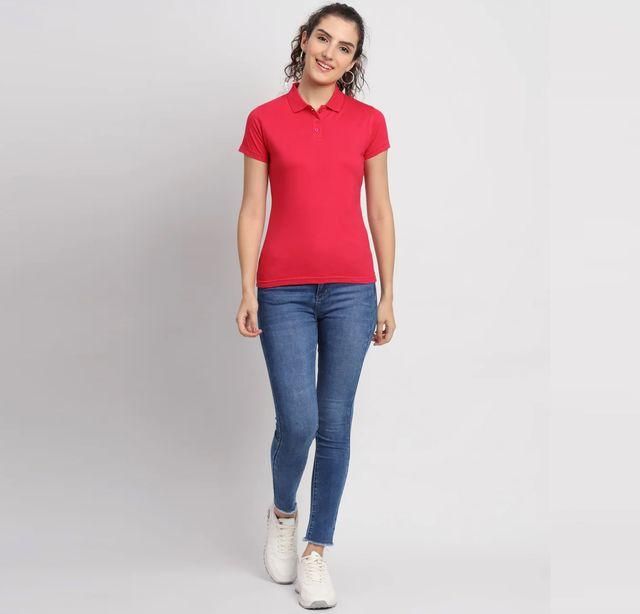 InzKart Classic Polo – Crimson Red Edition